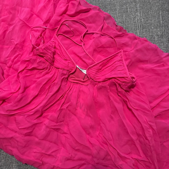 Zara Loose Fit Chiffon Maxi Dress - Picture 7 of 9